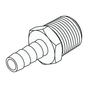 06 HOSE BARB ADAPTER-06MP