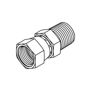 MALE PIPE X FEM. JIC ADAPTER