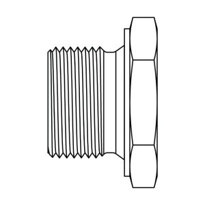 16MBSPP HEX HEAD PLUG