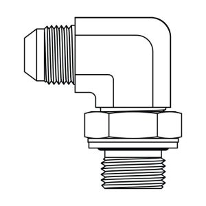 1'' MJ X 1'' BSPP 90 DEG. ADAPTER