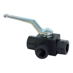 3/4'' NPT 3 WAY HIGH PRESSURE BALL VALVE