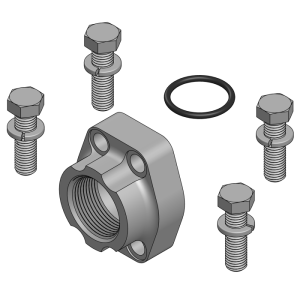 1 1/2 FPT CODE 62 O-RING FLANGE KIT