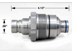 FLAT FACE MALE COUPLER FOR 4BD4FH FASTER BLOCK