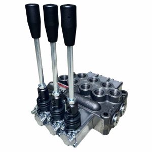 3 SPOOL,4 WAY SPRING CENTER CYLINDER  VALVE