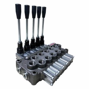5 SPOOL 4 WAY SPRING CENTER CYLINDER  VALVE