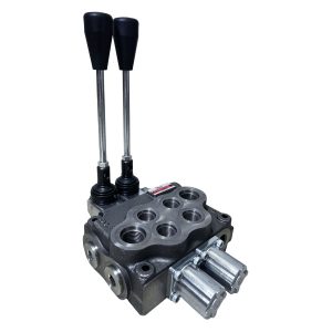 2 SPOOL CYLINDER VALVE, (3 POS. SPRING CENTERED)