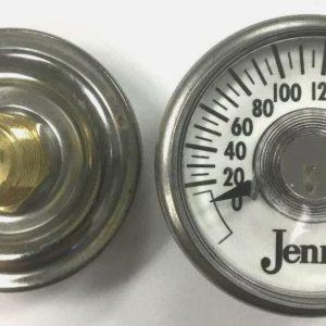 Emglo, Jenny pressure gauge, 1/4" mpt back mount