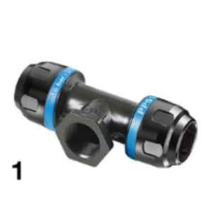 16 MM PIPE X 3/8'' FNPT TEE