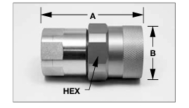FEMALE SCREW TOGETHER COUPLER 1 NPT