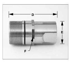 1" MALE WING NUT PLUG X 1'' NPTF