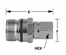 1'' MALE SCREW CONNECT X 1'' NPTF