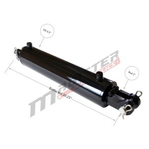 4" bore X 10" Stroke Welded Clevis Cylinder