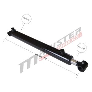 2" bore x 8" stroke cross tube hydraulic cylinder
